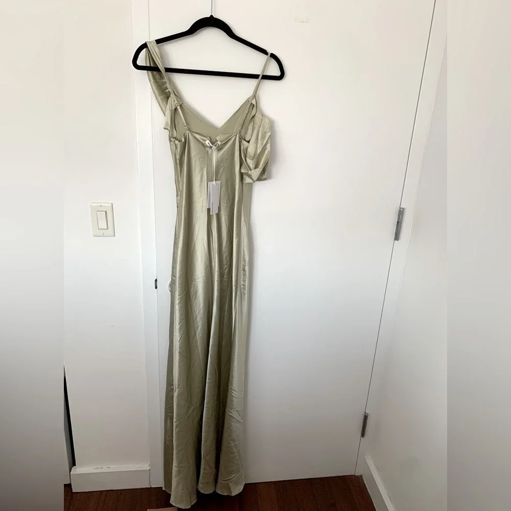 Reformation Rhonda dress in dried herbs NWT